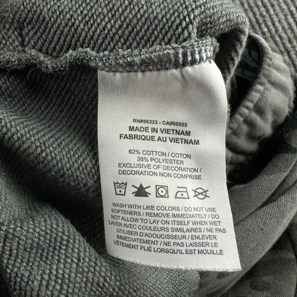 Nike Dri-FIT Camo Joggers Mens 3XL Tall Grey Black Sweatpants CU6200-010
